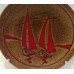 POOLE POTTERY AEGEAN 20cm CHARGER DISH – TWO YACHTS